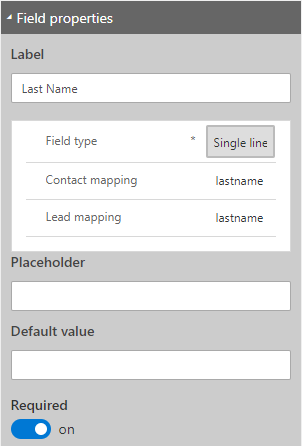 Dynamics 365 Marketing - For A Fact Marketing form Required field